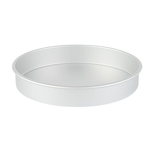 Restaurantware-Met Lux 12 x 2 Inch Straight-Sided Baking Tin, 1 Round Cake Pan - Oven-Ready, Freezable, Anodized Aluminum Round Baking Pan, Greaseproof, For Layer Birthday Cake
