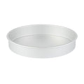 Restaurantware-Met Lux 12 x 2 Inch Straight-Sided Baking Tin, 1 Round Cake Pan - Oven-Ready, Freezable, Anodized Aluminum Round Baking Pan, Greaseproof, For Layer Birthday Cake