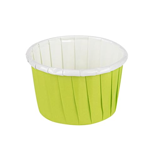 Restaurantware 2 oz Round Green Paper Eco Medium Baking Cup, 200 Pack - color: Eco Green, size: Medium