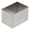 Ateco Rectangle Stainless Steel Form, 2.5 by 1.75-Inches High - size: Rectangle, 1.75" High x 2.5" Long
