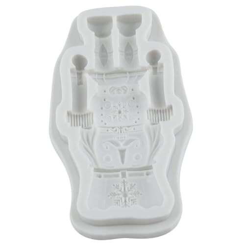 Christmas Nutcracker Silicone Mold Soldier Fondant Candy Molds - color: Style L