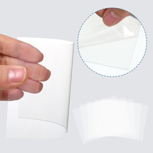 Xthrotsenk Transparent Cake Cream Scraper Plastic Cake Scraper 15 Pcs