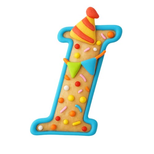 Mighty Gadget Fancy Cursive Letter A to Z Cookie Cutter - 4" Tall Alphabet Baking Mold (Random Color) (I) - color: I