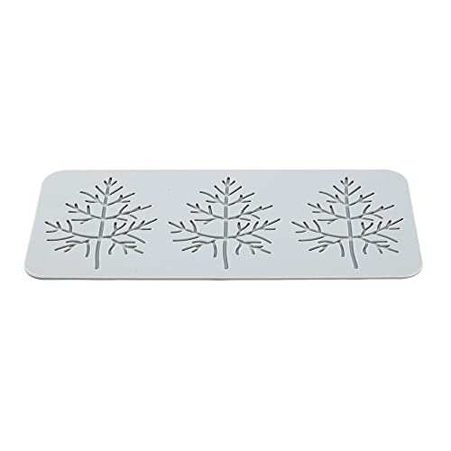 TUKE 3D Leaves Silicone Molds Flower Cake Fondant Mat Bee Leaf Pastry Moulds Rose Impression Chocolate Hollow Lace Mold (Leaf_9.96x4.08x0.12inch_J) - size: Leaf_9.96x4.08x0.12inch_J