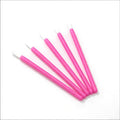 PYO Cookie Paint Brush Disposable Lip Brushes Mini Paint Brush Cookies Disposable Nail Polish Brush Paint Your Own Cookie Food Safe Paint Brushes Mini Paint Brushes Cookies (50, Rose Red) - color: Rose Red
