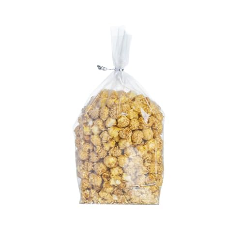 Restaurantware Clear Plastic Gusset Bags, Flat Bottom, 5x3x12 In, 100 Ct - size: 5" x 3" x 12" - Standard