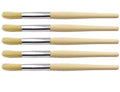 LBY 5pcs Natural Pig Bristle Espresso Maker Cleaning Brush, 195mm(7.68'') Household Cleaning Brush, Paint Brush Parts Cleaning Brush, Natural Pig Bristle, Wooden Handle - size: 195mm (7.68")Coffee machine cleaning brush