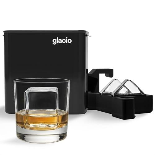 Clear Ice Maker Set, Crystal Ball & Cube Molds for Whiskey Cocktails - color: Ultra Clear Cube X2