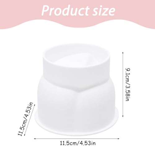 Peach Silicone Mold for Fruit-Shaped Desserts, 4.53 x 3.58 in - color: White(large peach)
