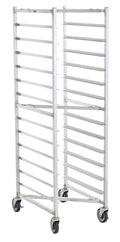 CenPro Commercial Fully Welded Nesting 12-Tier Aluminum End Load NSF Bun/Sheet Pan Rack | Bakeries, Caterers, Kitchens, Restaurants | (#28W-124) - size: 12-Pan Nesting, Welded