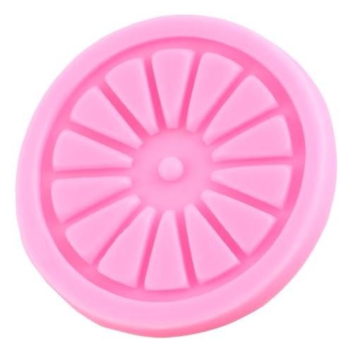 Tire Wheel Fondant Molds Wheel Cake Decorating Silicone Mold - color: Style B