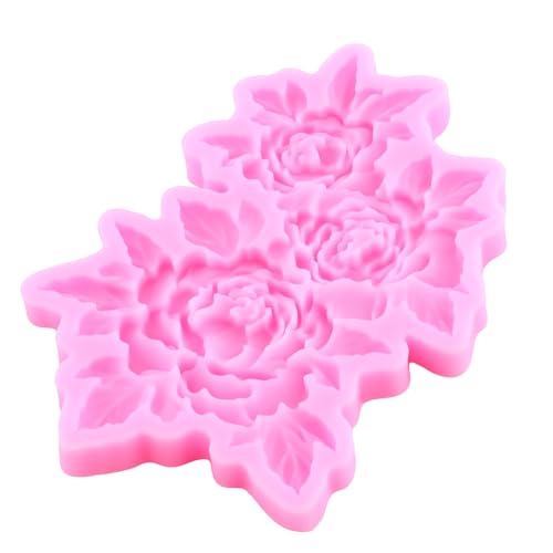 Mujiang Baroque Fondant Mold European Relief Scroll Silicone Mold Set Of 3 - color: Style A