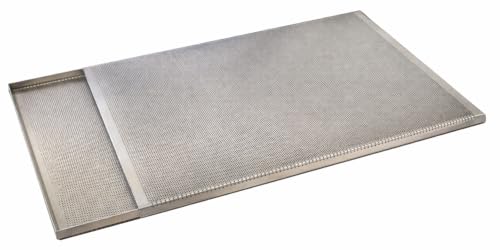 Pavoni Aluminum Micro-Perforated Puff Pastry Tray Kit 24" x 16" x 0.4" High - size: 24x16 x 0.4"H
