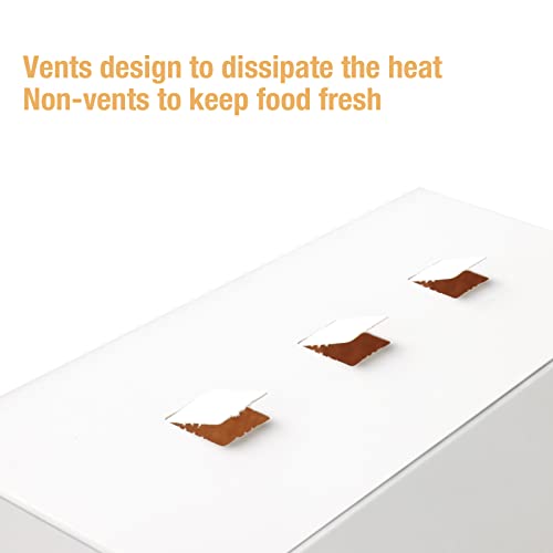 12 Cardboard Lunch Boxes, 7x4x3 Inches Take Out Food Containers - color: 7x4x3 Matte White