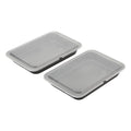 GoodCook Set of 2 Nonstick Steel 13" x 9" Cake Baking Pans with Covers, Gray - size: 13" x 9" (2-Piece Set)