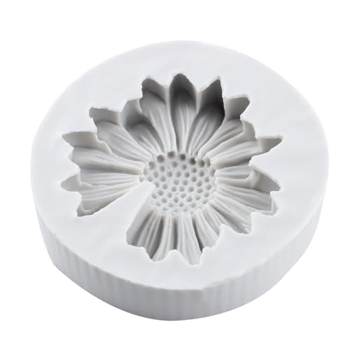 Chrysanthemum Silicone Mold Daisy Flower Fondant Molds Set Of 2 - color: Style Q