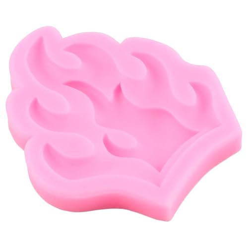 Flame Fondant Molds Fire Cake Decorating Silicone Mold - color: Style C
