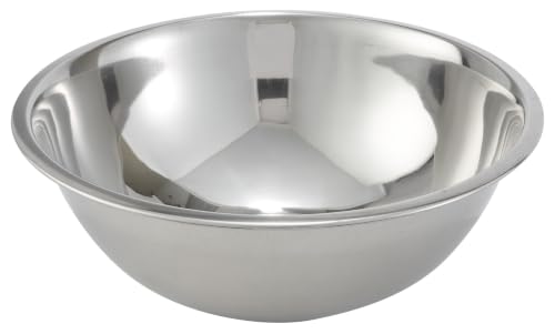 Winco Silver 5 qt Stainless Steel Mixing Bowl - size: 5 Quart