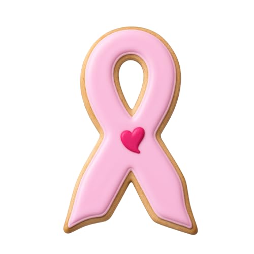 Awareness Ribbon Cookie Cutter 2 Pc Set – Ribbon, Tear Drop Cookie Cutters Hand Made in the USA from Tin Plated Steel