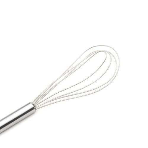 Cuisipro 10-Inch Silicone Flat Whisk, Frosted