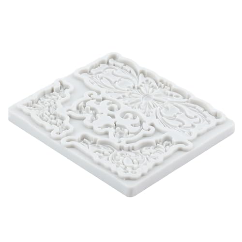 Baroque Silicone Mold Curlicues Scroll Lace Fondant Molds - color: Style ZH