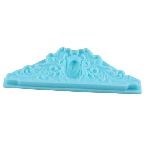 3D Baroque Fondant Molds Curlicues Scroll Relief Silicone Molds - color: Style F