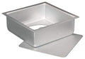 Fat Daddio's Anodized Aluminum Square Cheesecake Pan, 12 Inches by 12 Inches by 2 Inches - size: 12 Inch x 12 Inch x 2 Inch