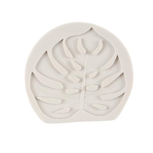 Tropical Leaf Silicone Mold Fern Leaves Fondant Molds Set of 5 - color: Style P