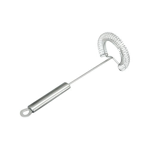 Whisk,Spiral Whisks Egg Beater for Blending Mixing Stirring, Non-Stick Stainless Steel Whisk,11.2 inch - size: Spiral Whisk