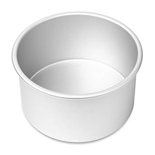 Last Confection 7" x 4" Round Cake Pan, Anodized Aluminum Cake Pan Baking Tin Mold, Professional Bakeware - size: 7" x 4"