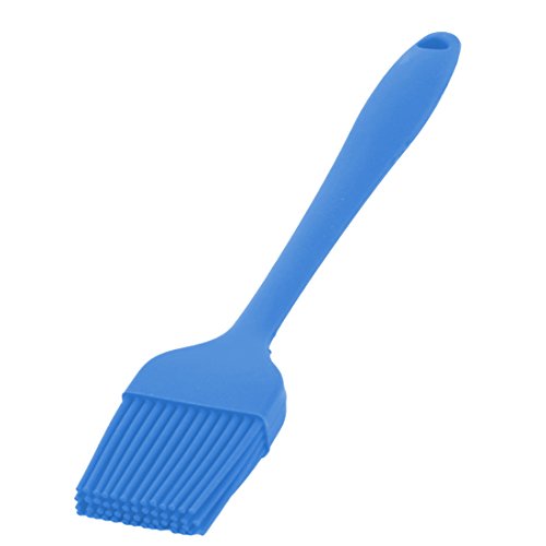 uxcell Silicone Family Bakery Cookie Cake Baking Tool Cream Butter Pastry Brush Blue - color: Blue
