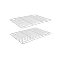 Homikit 2 PCS Cooking & Baking Cooling Rack,15 x 11 Inch Stainless Steel - size: 15.2*11.2 Inch