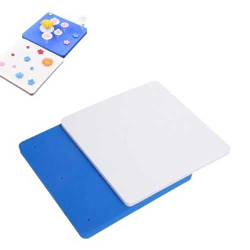 Fondant Foam Pad, 2 Pack 12 Hole Sugar Flower Sponge Pad Fondant Cake Shaping Mat Food Grade Sponge Drying Tool for Sugar Flowers, Leaves, Decoration and Kids Clay, Modeling Pad