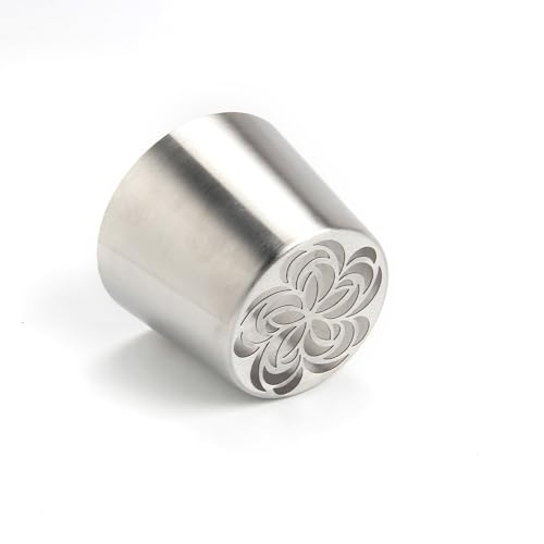 1 Piece Stainless Steel Extra Large Spiral Swirl Flowers Icing Tip
