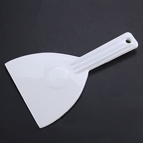 2 Pcs Plastic Handle Scrapers Cake Cream Spatula Dough Pastry Pizza Cutter Baking Food Scrappers for Home Kitchen