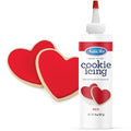 Satin ice Red Cookie Icing - 8oz - Bottle - color: Red