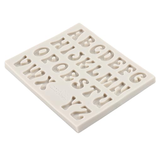 Capital Letter Fondant Molds Alphabet Silicone Mold - color: Style J