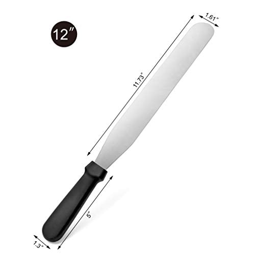 New Star Foodservice Straight Icing Spatula, 12 Inch Blade - size: 12-Inch Straight