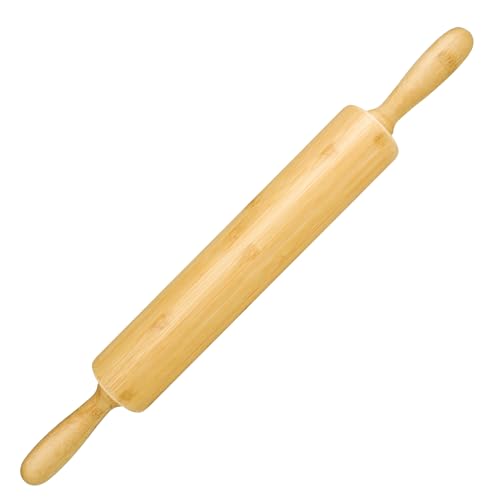 17.5 inch Wooden Rolling Pin for Baking - Long Dough Roller for All Baking Needs - size: 17.5 inch