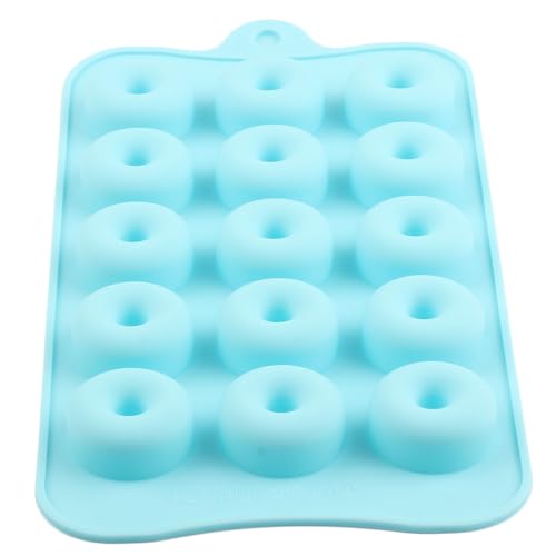 15 Cavity Donut Silicone Candy Molds Set Of 2
