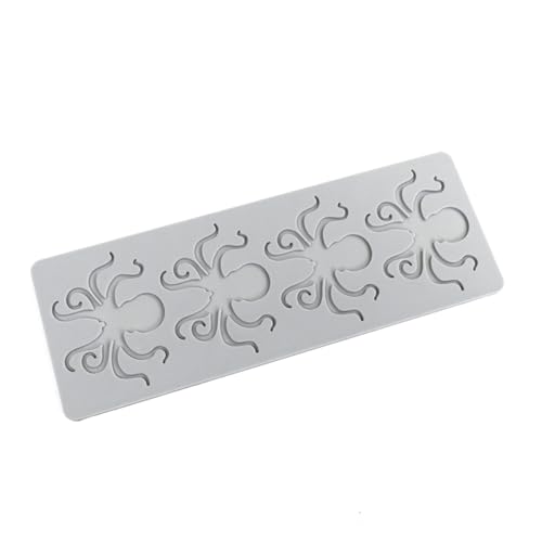 mostsom Silicone Fondant Mold Octopus ShapeChocolate Candle Making Molds Non-Stick Resin Art Mould Cake Decorating Tools DIY Craft Party Baking Supplies (C_ Octopus) - size: C_ Octopus