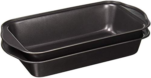 2 Sets Meatloaf Pan-2 Piece Set-Drains Fat-Non Stick-Bread-More Flavor - size: 2 Sets
