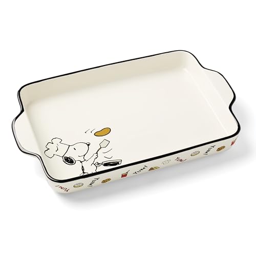 Lenox Chef Snoopy Stoneware Rectangular Baking Dish - style: Rectangular Baker