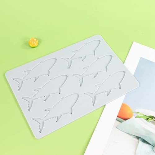 Fish Chocolate Silicone Mold Hollow Decoration DIY Cupcake Cake Mould Candy Chocolate Tools Baking Party Supplies (D_ Fish) - size: D_ Fish