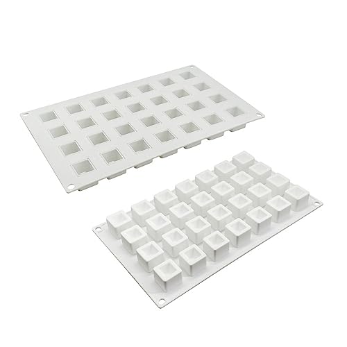 Epoxy Resin DIY Ice Cube Mold - 28 Grid Square Silicone Mold (11.8 x 7 x 1 inch) - size: Square E_11.8 x 7 x 1 inch