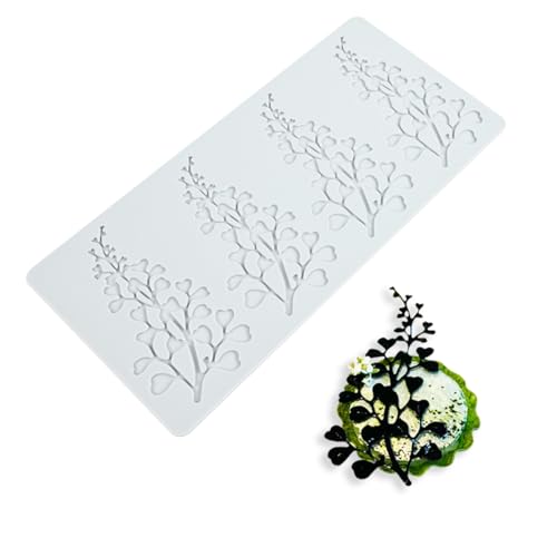 Silicone Fondant Leaf Mold, Polymer Clay Leaves Mold for Baking, Cake Decorating, Candy Making, DIY Crafts (A_ Leaves) - size: A_ Leaves