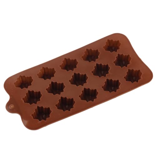 15 Cavity Maple Leaf Silicone Candy Molds Set Of 2