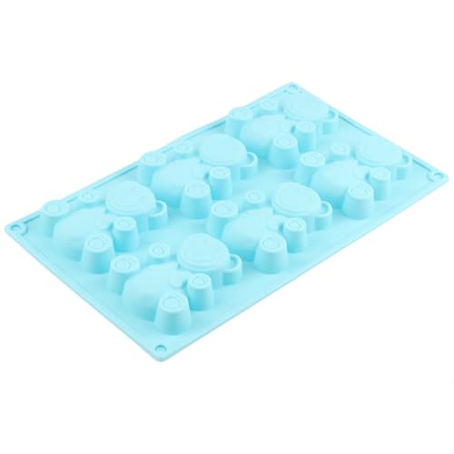 6 Cavity Bear Silicone Candy Molds - color: Style E