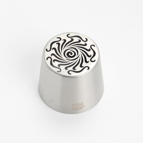 1 Piece Stainless Steel Extra Large Russian Swirl Flower Icing Tips