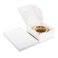 24Pack Cake Boxes 12inch, White Paper Cake Boxes With Window, Cajas Pasteles For Cake Delivery Baking Business Gifting, Cookies, Pie, Pastries, Chocolates, Cupcake 12x12x5 Inch - size: 12x12x5 inch